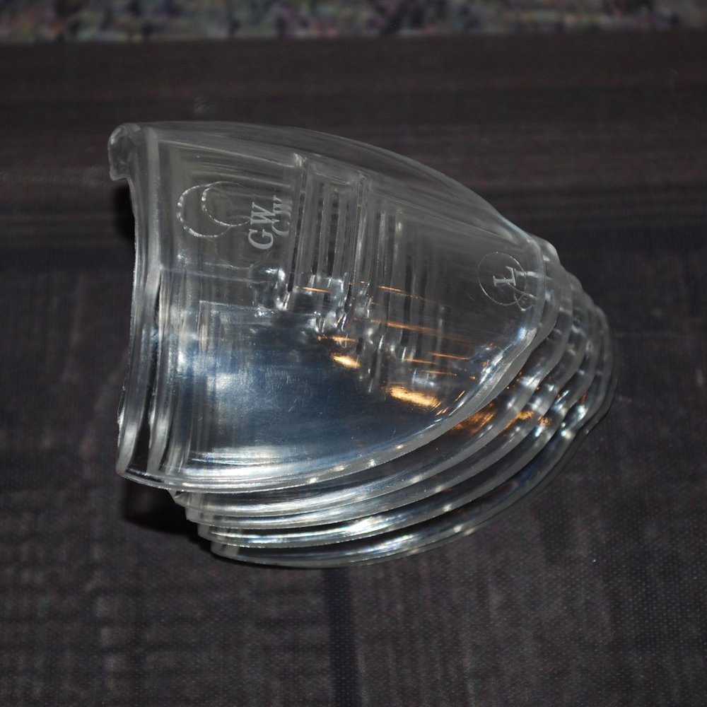 Left side rubber safety shields for glasses 8pk